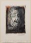 Preview: Albert Einstein,Text,mit Pastpartout,Radierung,Limitiert,Handsigniert,Düster
