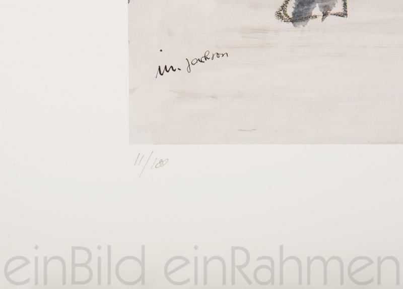 Ein Giclée-Druck von dem King of Pop auf Büttenpapier von dem Maler/schauspieler Armin Müller-Stahl