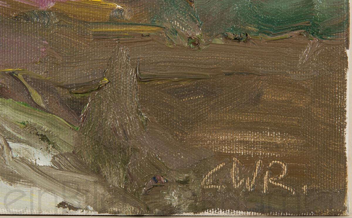 Eine abstrakte interpretation eines aufziehenden Gewitters von Cäsar Radetzky