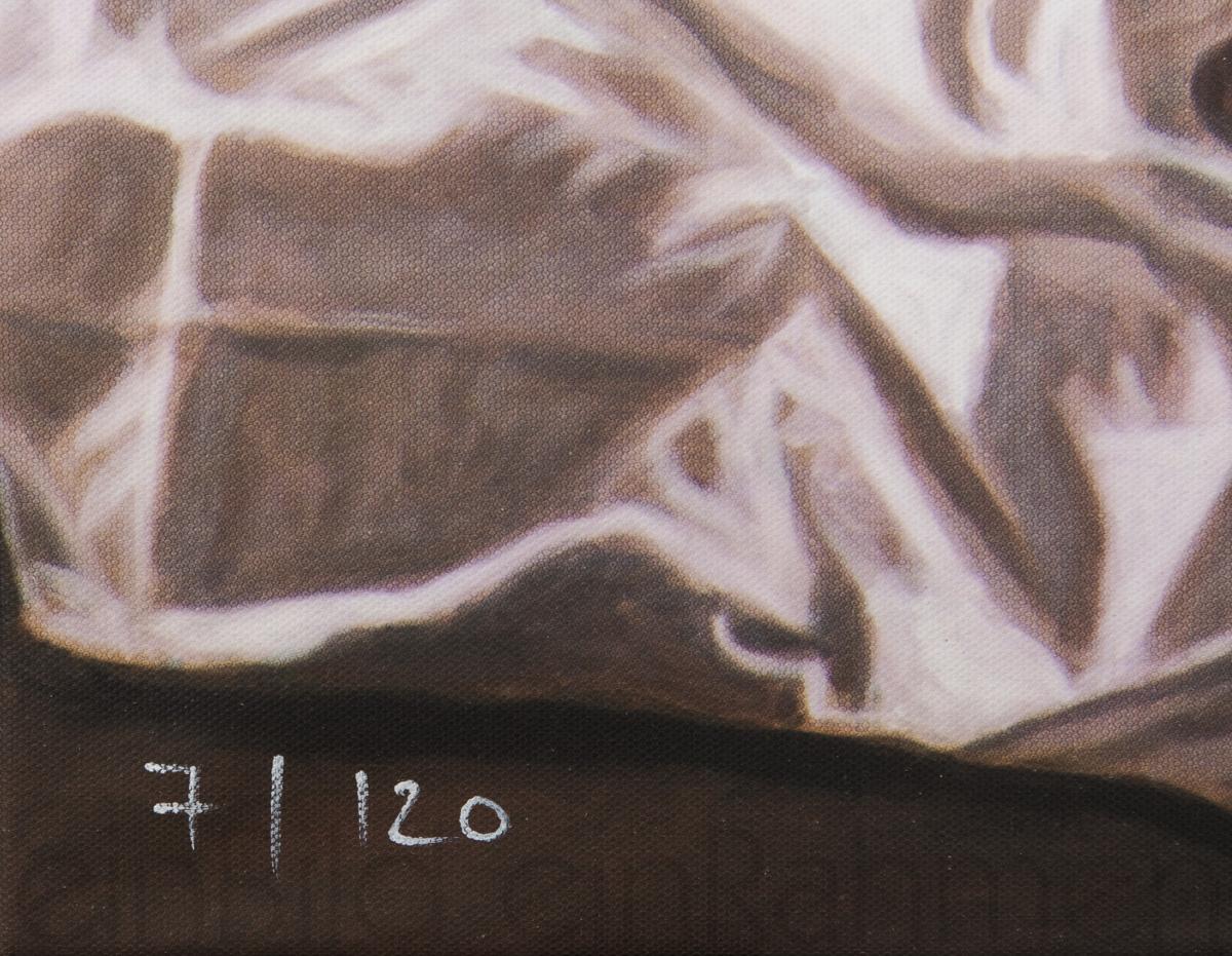 Giclée-Druck, Limitiert,Weißes Tuch